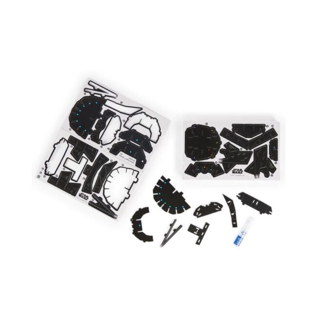 Spin Master Disney: Star Wars 4D Build - Darth Vader Helmet 3D Cardstock Puzzle Model Kit (6069821) - Image 2