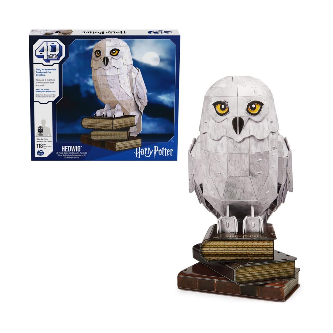 Spin Master Harry Potter: 4D Build - Hedwig 3D Puzzle  Model Kit (6069818)