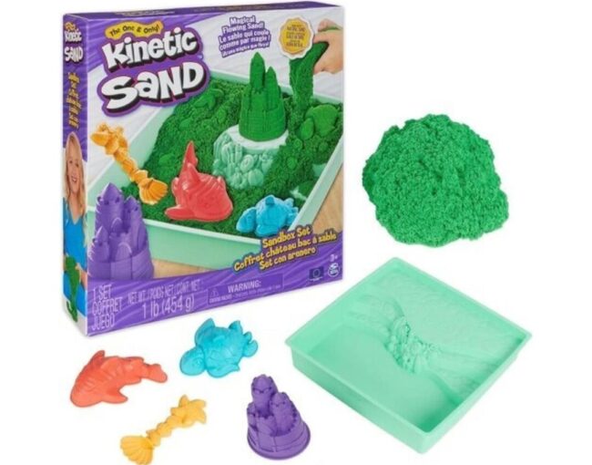 Spin Master Kinetic Sand: Sandbox Set - Green (20143455-20146487)