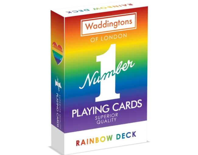 Winning Moves: Waddingtons No.1 - Rainbow Playing Cards (WM00756-EN1)