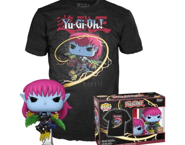 Funko Pop! & Tee (Adult): Yu-Gi-Oh! - Harpie Lady (Black) Vinyl Figure & T-Shirt (S)