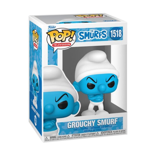 Funko Pop! Television: The Smurfs - Grouchy Smurf #1518 Vinyl Figure - Image 2