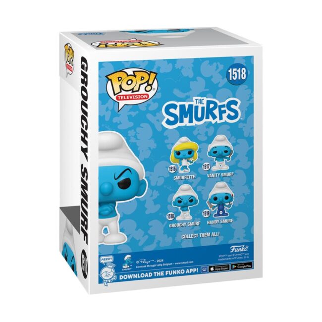 Funko Pop! Television: The Smurfs - Grouchy Smurf #1518 Vinyl Figure - Image 3