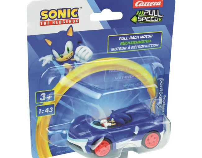 Carrera Pull Speed: Sonic The Hedgehog - Shadow the Hedgehog (Black) Pull-Back Vehicle 1:43 (15818326) - Image 3