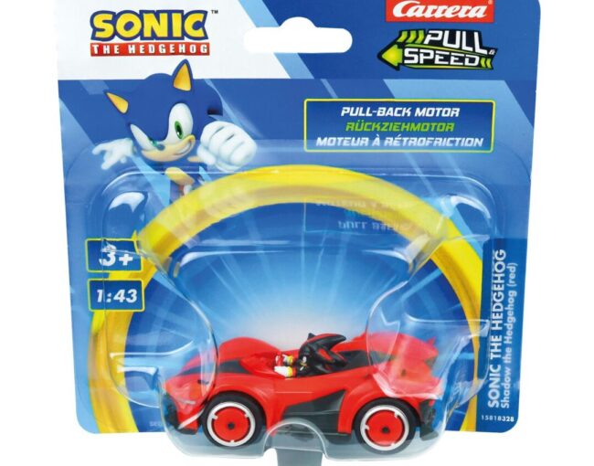 Carrera Pull Speed: Sonic The Hedgehog - Shadow the Hedgehog (Red) Pull-Back Vehicle 1:43 (15818328) - Image 2