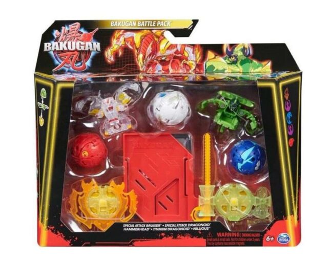 Spin Master Bakugan: Battle Pack - Special Attack Bruiser/Dragonoid/Hammerhead/Titanium Dragonoid/Nillious (20142085)