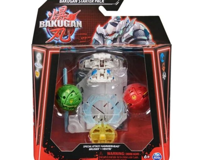 Spin Master Bakugan: Starter Pack - Special Attack Hammerhead/Bruiser/Ventri (20142186)