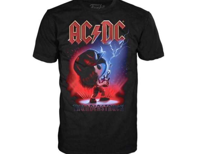 Funko Pop! Tees (Adult): AC/DC - Thunderstruck T-Shirt (M)