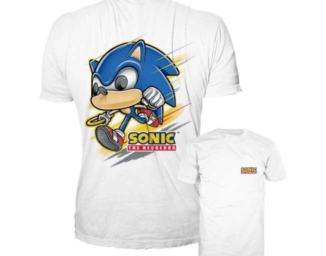 Funko Pop! Tees (Adult): Sonic - Sonic (Running) T-Shirt (XL)