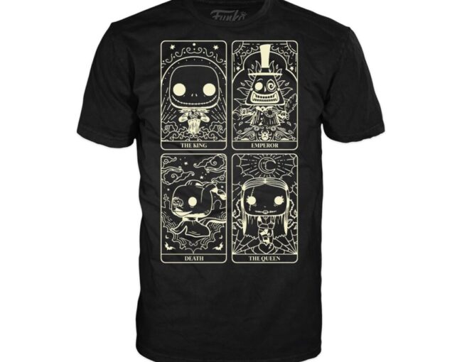 Funko Boxed Pop! Tees (Adult) Disney: The Nightmare Before Christmas - Tarot Card T-Shirt (L)