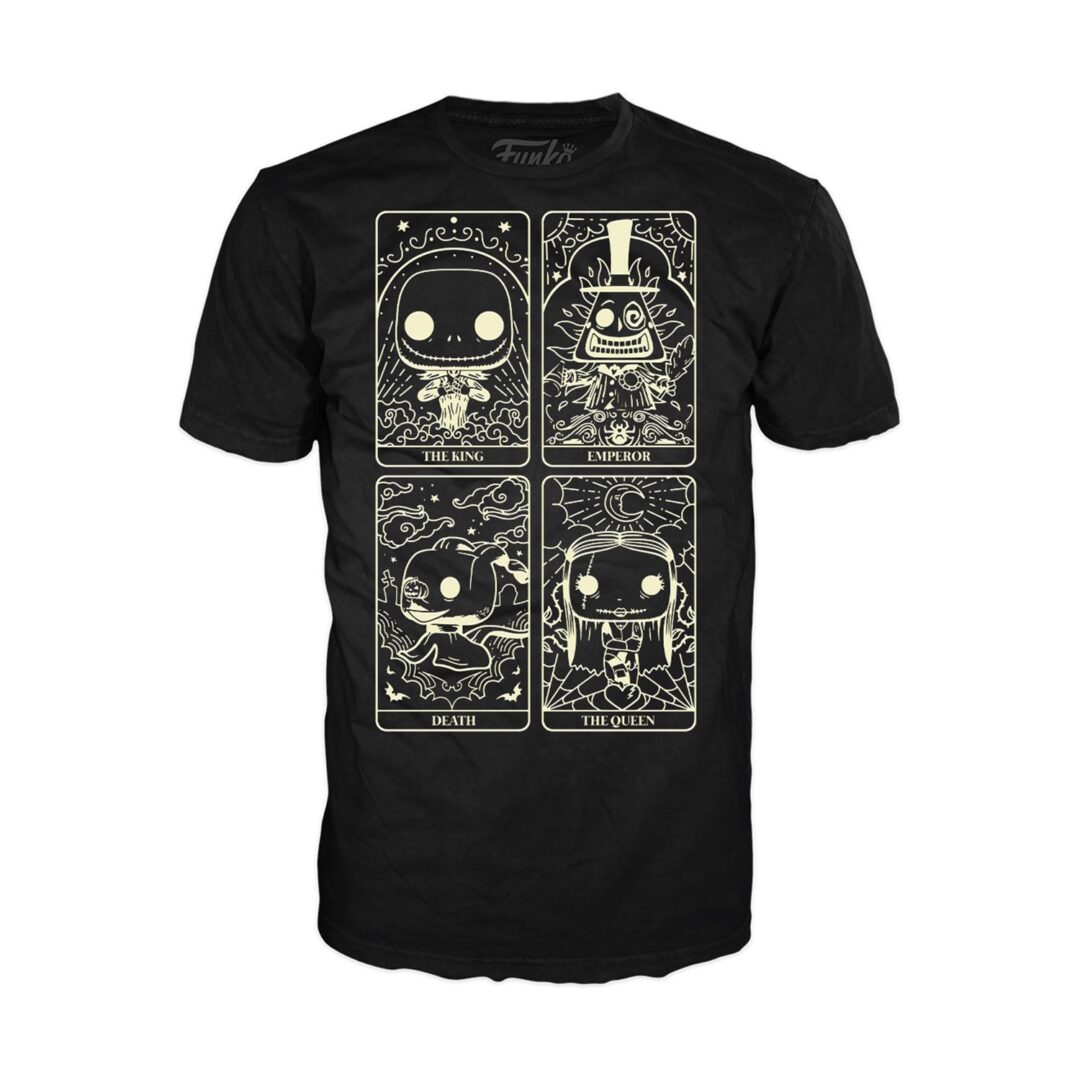 Funko Boxed Pop! Tees (Adult) Disney: The Nightmare Before Christmas - Tarot Card T-Shirt (L)
