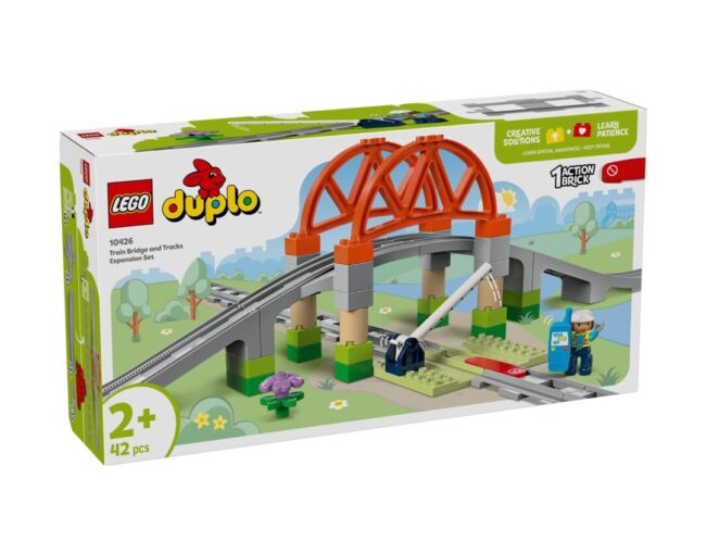 LEGO® DUPLO® Town: Train Bridge and Tracks Expansion Set (10426) - Image 2