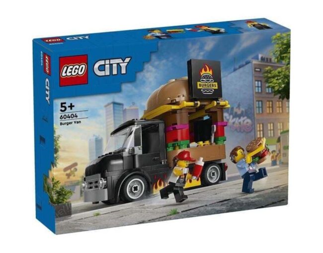 LEGO® City: Burger Truck Toy Building Set (60404)