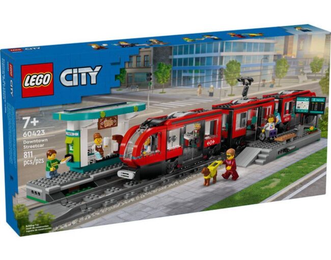 LEGO® City Downtown: Streetcar and Station (60423)