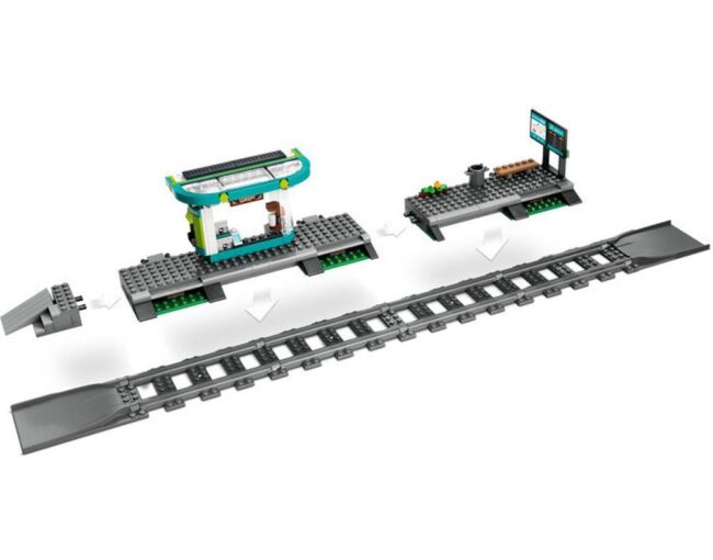 LEGO® City Downtown: Streetcar and Station (60423) - Image 3