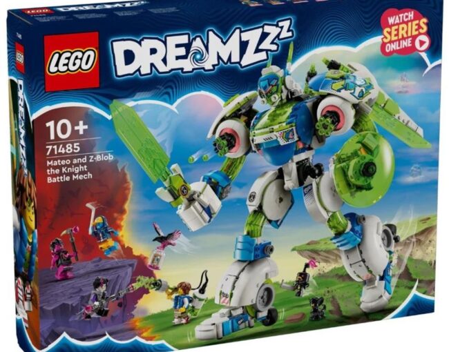 LEGO® DREAMZzz™: Mateo and Z-Blob the Knight Battle Mech (71485)