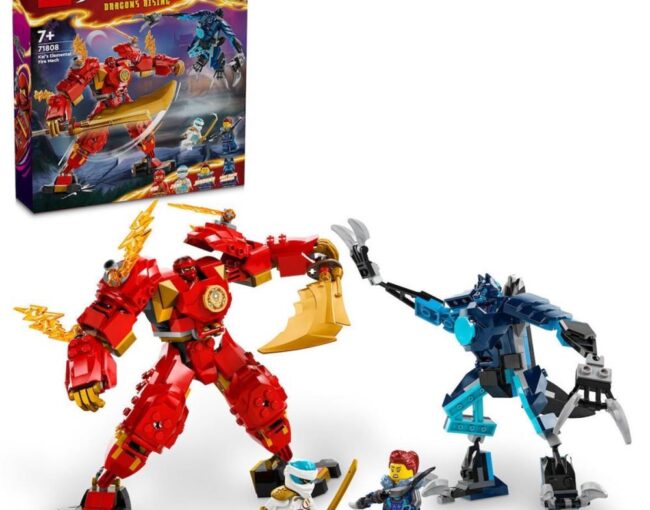 LEGO® NINJAGO®: Kai’s Elemental Fire Mech Toy (71808)