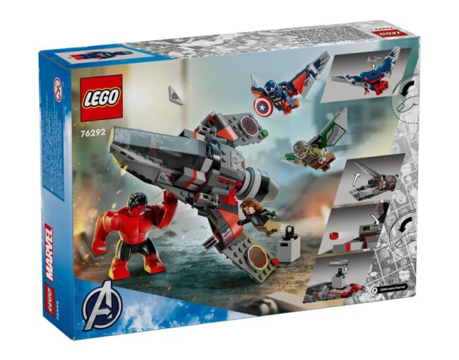 LEGO® Marvel: Captain America vs. Red Hulk Battle (76292) - Image 3