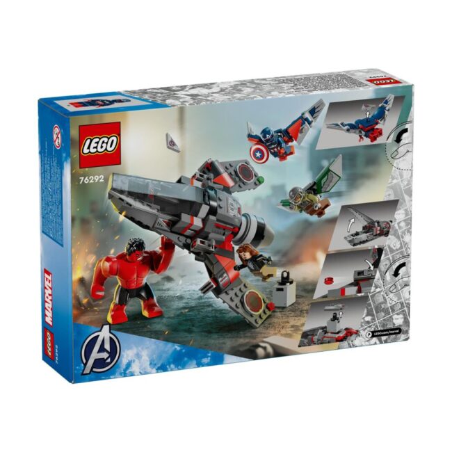 LEGO® Marvel: Captain America vs. Red Hulk Battle (76292) - Image 3