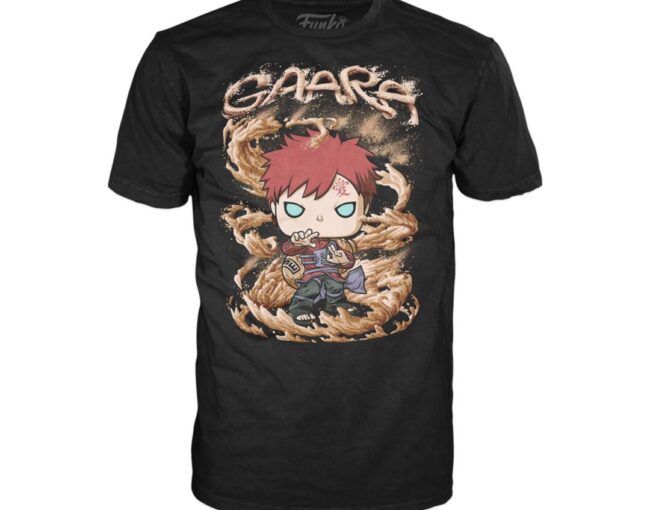 Funko Pop! & Tee (Adult): Naruto - Gaara (Glows in the Dark) Vinyl Figure and T-Shirt (XL) - Image 2