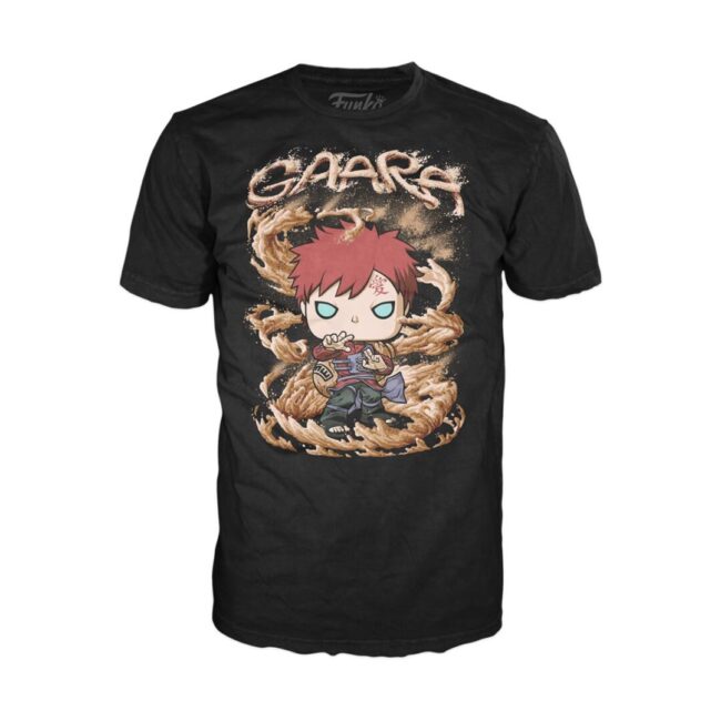Funko Pop! & Tee (Adult): Naruto - Gaara (Glows in the Dark) Vinyl Figure and T-Shirt (XL) - Image 2