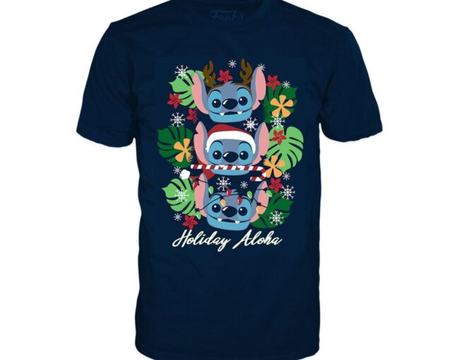 Funko Tee Disney: Stitch - Holiday Stitch T-Shirt (M)