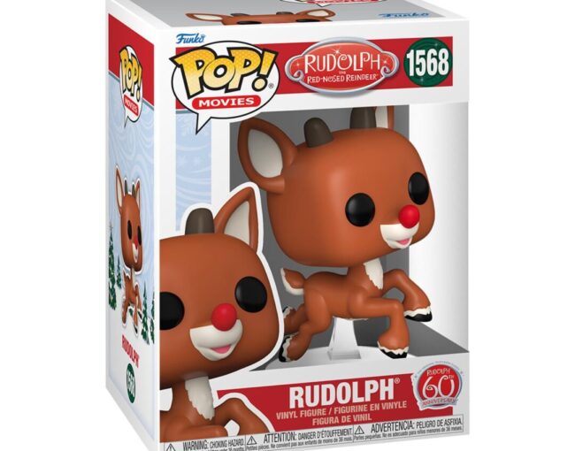 Funko Pop! Movies: Rudolph Red-Nosed Reindeer - Rudolph (Flying​) #1568 Vinyl Figure - Image 2