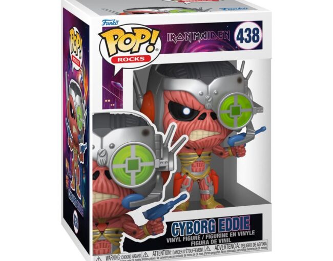Funko Pop! Rocks: Iron Maiden - Cyborg Eddie #438 Vinyl Figure - Image 2