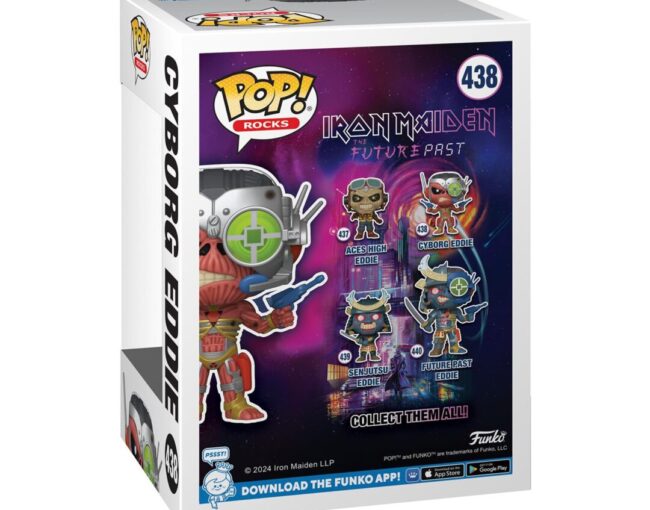 Funko Pop! Rocks: Iron Maiden - Cyborg Eddie #438 Vinyl Figure - Image 3