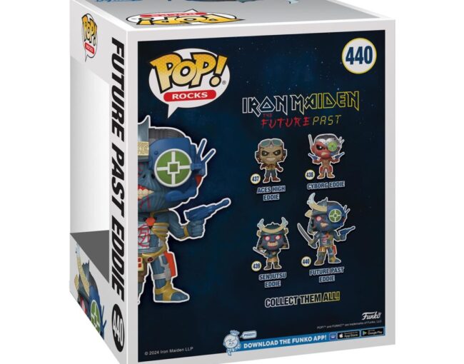 Funko Pop! Super: Iron Maiden - Future Past Eddie #440 Vinyl Figure (6") - Image 3