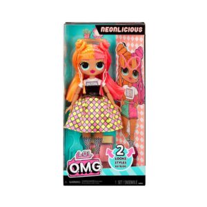 MGA L.O.L. Surprise!: O.M.G. - Neonlicious Doll (591580EUC)