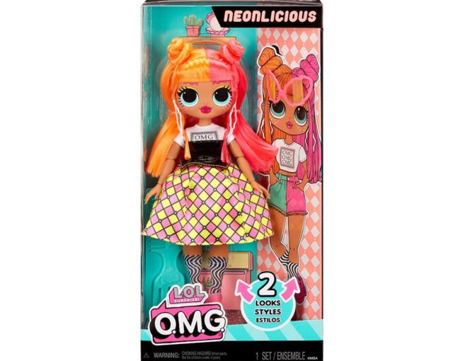 MGA L.O.L. Surprise!: O.M.G. - Neonlicious Doll (591580EUC)