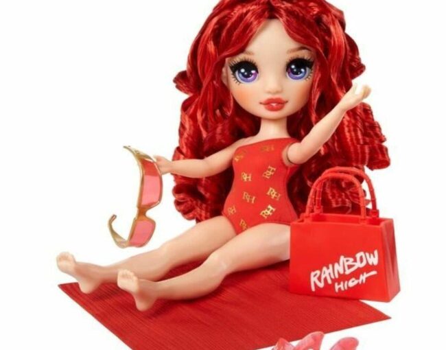 MGA Rainbow High: Swim & Style Fashion - Ruby Anderson (Red) Doll (507277-EUC) - Image 2