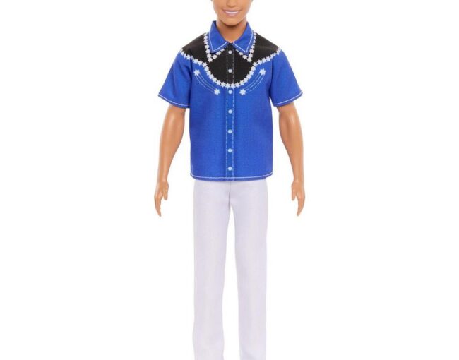 Mattel Barbie: Ken - Western Look with Blonde Hair Doll Fashionistas (HRH25)