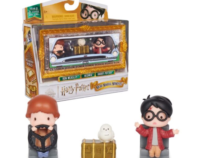Spin Master Harry Potter: Micro Magical Moments - Ron Weasly/Hedwig/Harry Potter Mini Figures 3Pack (6068612)