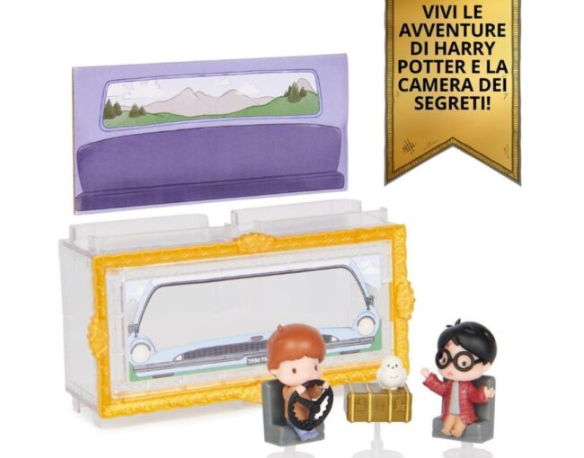 Spin Master Harry Potter: Micro Magical Moments - Ron Weasly/Hedwig/Harry Potter Mini Figures 3Pack (6068612) - Image 2