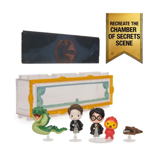 Spin Master Harry Potter: Micro Magical Moments - Tom Riddle/The Basilisk/Fawkes/Harry Potter Mini Figures 5Pack (6068622) - Image 2