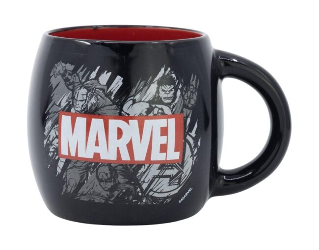 Stor: Marvel Pattern - Globe Mug In Gift Box (380ml) (75436)