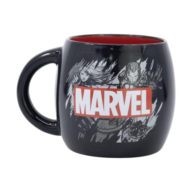 Stor: Marvel Pattern - Globe Mug In Gift Box (380ml) (75436) - Image 3