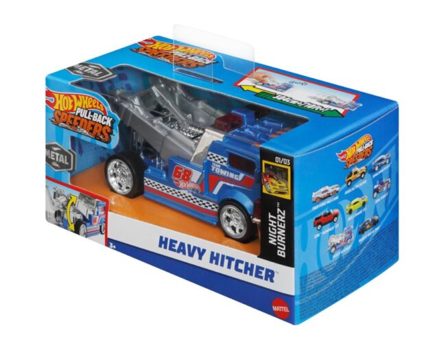 Mattel Hot Wheels: Pull-Back Speeders - Heavy Hitcher (1:43) (HPR80) - Image 2