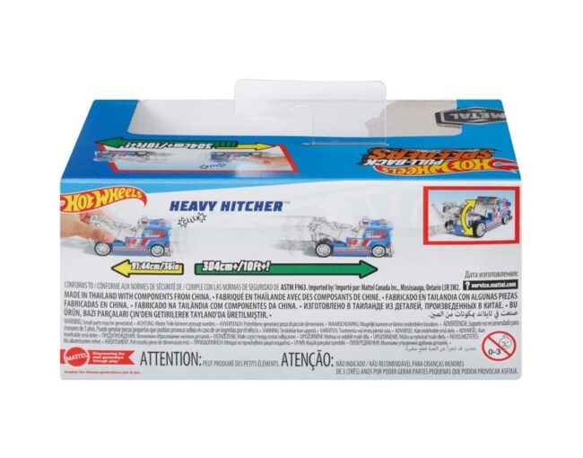 Mattel Hot Wheels: Pull-Back Speeders - Heavy Hitcher (1:43) (HPR80) - Image 3