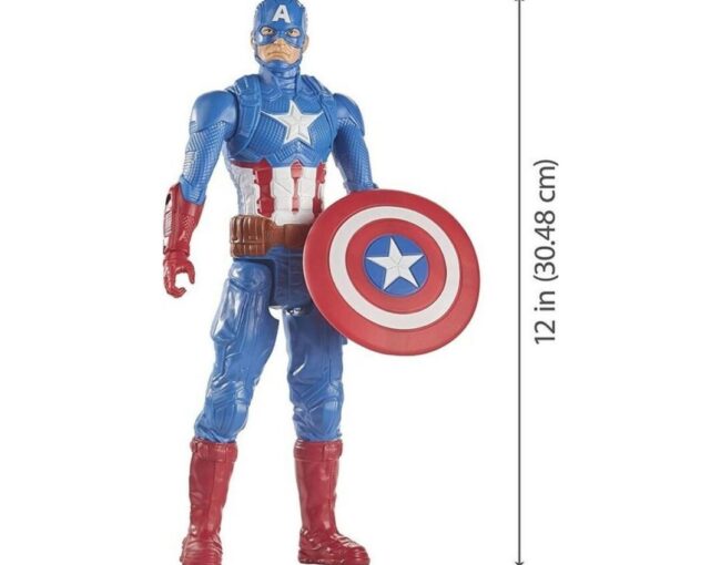 Hasbro Marvel Avengers: Titan Hero Series - Captain America Action Figure (30cm) (E7877) - Image 3