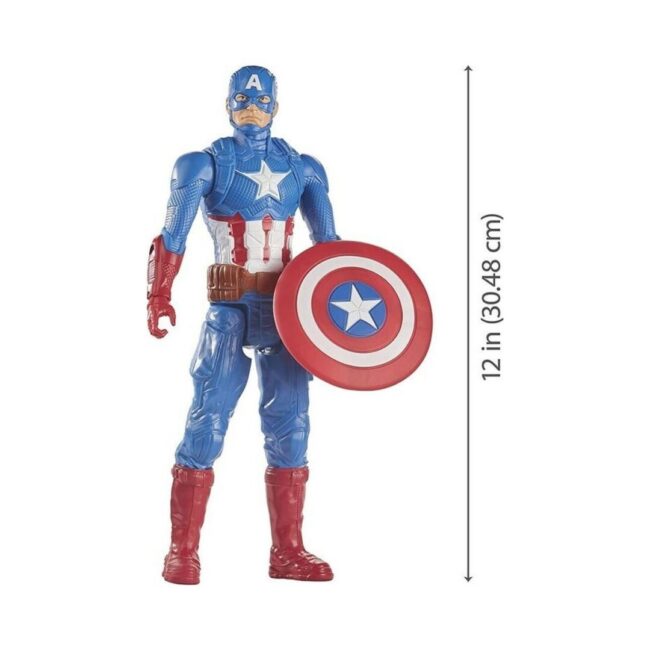 Hasbro Marvel Avengers: Titan Hero Series - Captain America Action Figure (30cm) (E7877) - Image 3