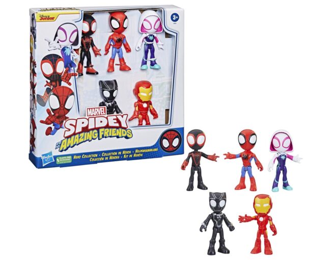 Hasbro Disney Junior Marvel: Spidey and his Amazing Friends - Hero Collection Pack Figures (F8401) - Image 2