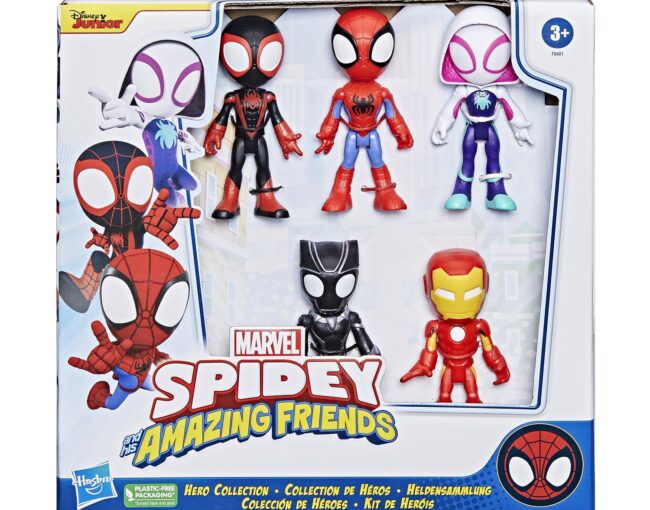 Hasbro Disney Junior Marvel: Spidey and his Amazing Friends - Hero Collection Pack Figures (F8401) - Image 3