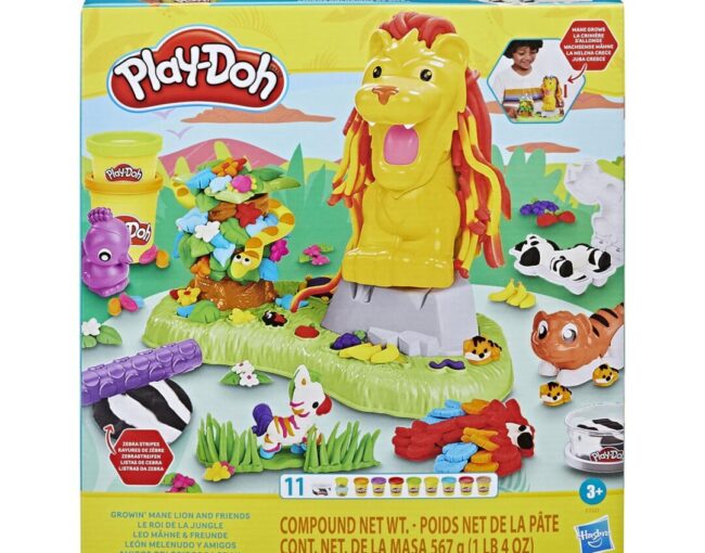 Hasbro Play-Doh - Growin Mane Lion And Friends (F7221)