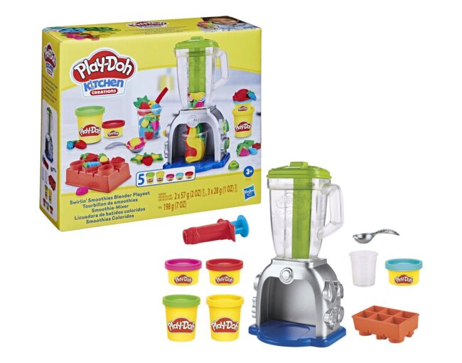 Hasbro Play-Doh: Kitchen Creations -  Swirlin' Smoothies Blender Playset (F9142) - Image 3