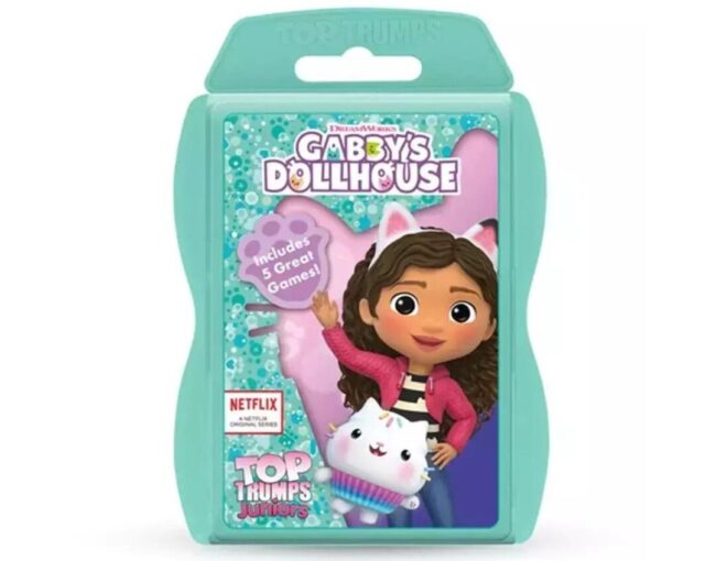 Winning Moves: Top Trumps Juniors - Gabbys Dollhouse Playing Cards (WM04165-EN1-6)