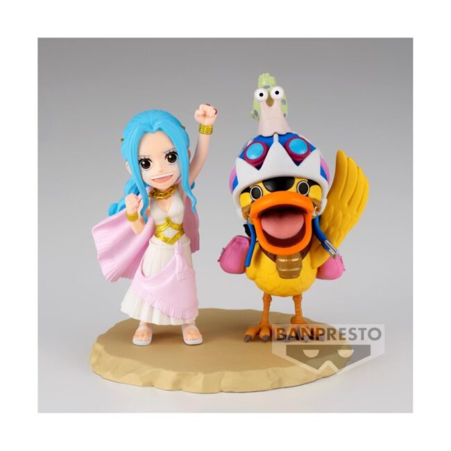 Banpresto WCF Log Stories: One Piece - Nefeltari Vivi & Karoo Statue (7cm) (89559) - Image 2