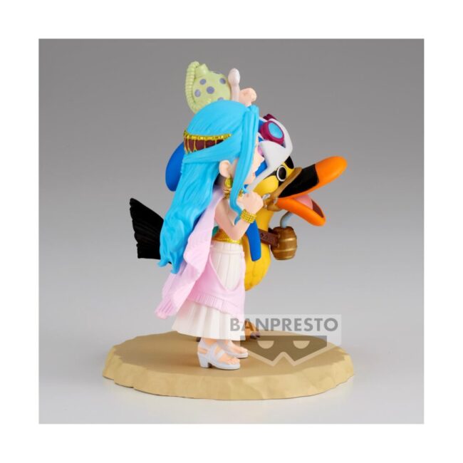 Banpresto WCF Log Stories: One Piece - Nefeltari Vivi & Karoo Statue (7cm) (89559) - Image 3